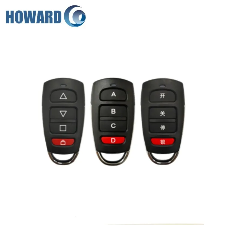 433mhz Wireless RF Duplicator 4 Button Garage Door Universal Remote Control
