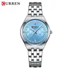 Silver with blue surface
