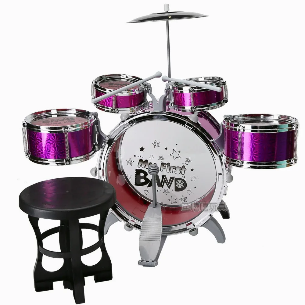 12 Piece Kids Jazz Set Fun Educational Drum Toys