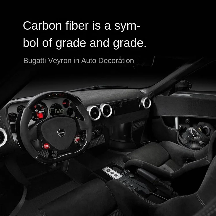 Real Carbon Fiber Water Cup Holder Panel Cover Car Interior Hanging Decoration Accessories For Ad- Model B8 2009-2016