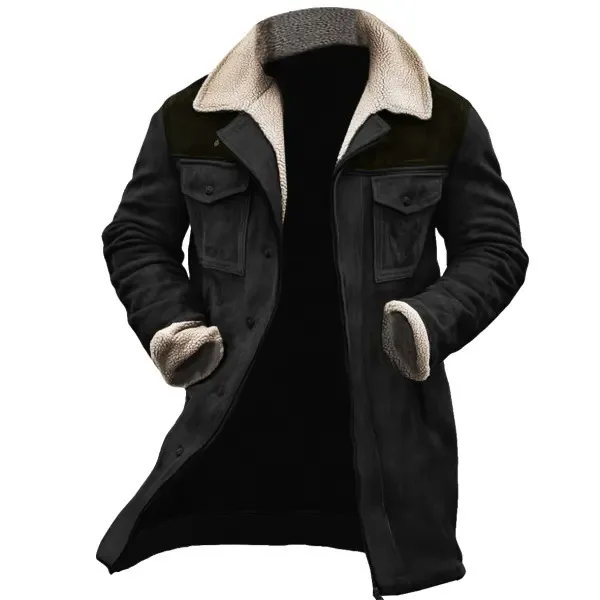 Autumn Winter Men's New Streetwear Bomber Jacket Windproof Warm Independent Station factory