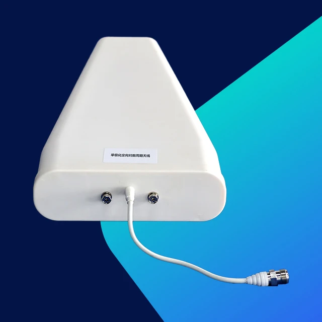 10dBi High-Gain Single-Polarized Indoor Panel Directional Log-Periodic Antenna for Medium-Range Directional Coverage