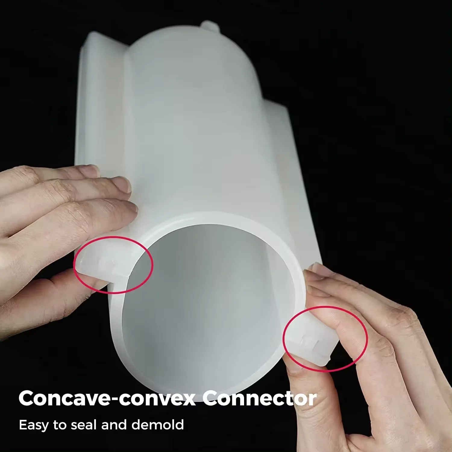 Moule Silicone Cylindrique Nicole Pour Savons Artisanaux - Outil Parfait Pour Swirl Et Décoration