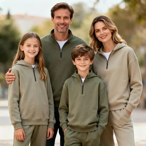 Small Bulk Order Drop Shoulder Premium Fleece Warm Soft Breathable Windproof Quater Zip Pullover Hoodies Without Drawstring