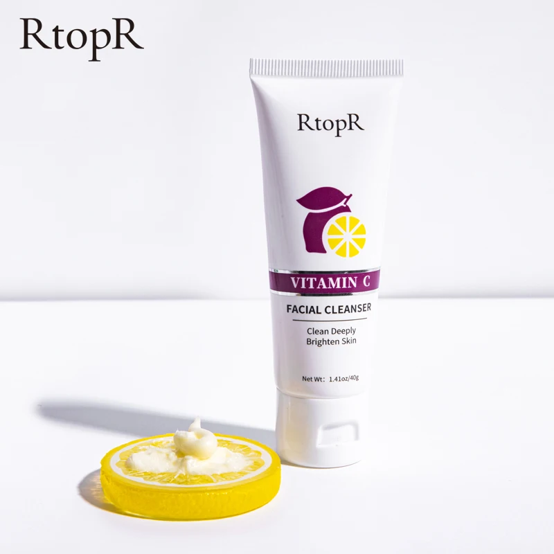 New Product RTOPR Clean Deeply Brightening Skin Vitamin C Whitening Facial Cleanser