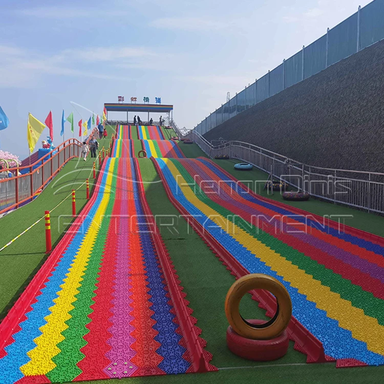 Amusement Park Rides Outdoor Rainbow Slide