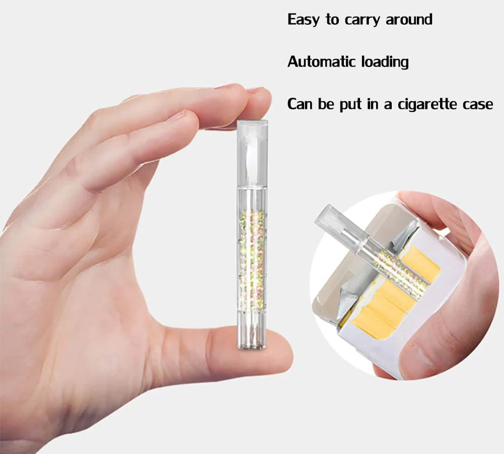 Custom Box Cigarette Filter Burst Bead Multi Flavoured Mint Crush Ball for  Cigarette