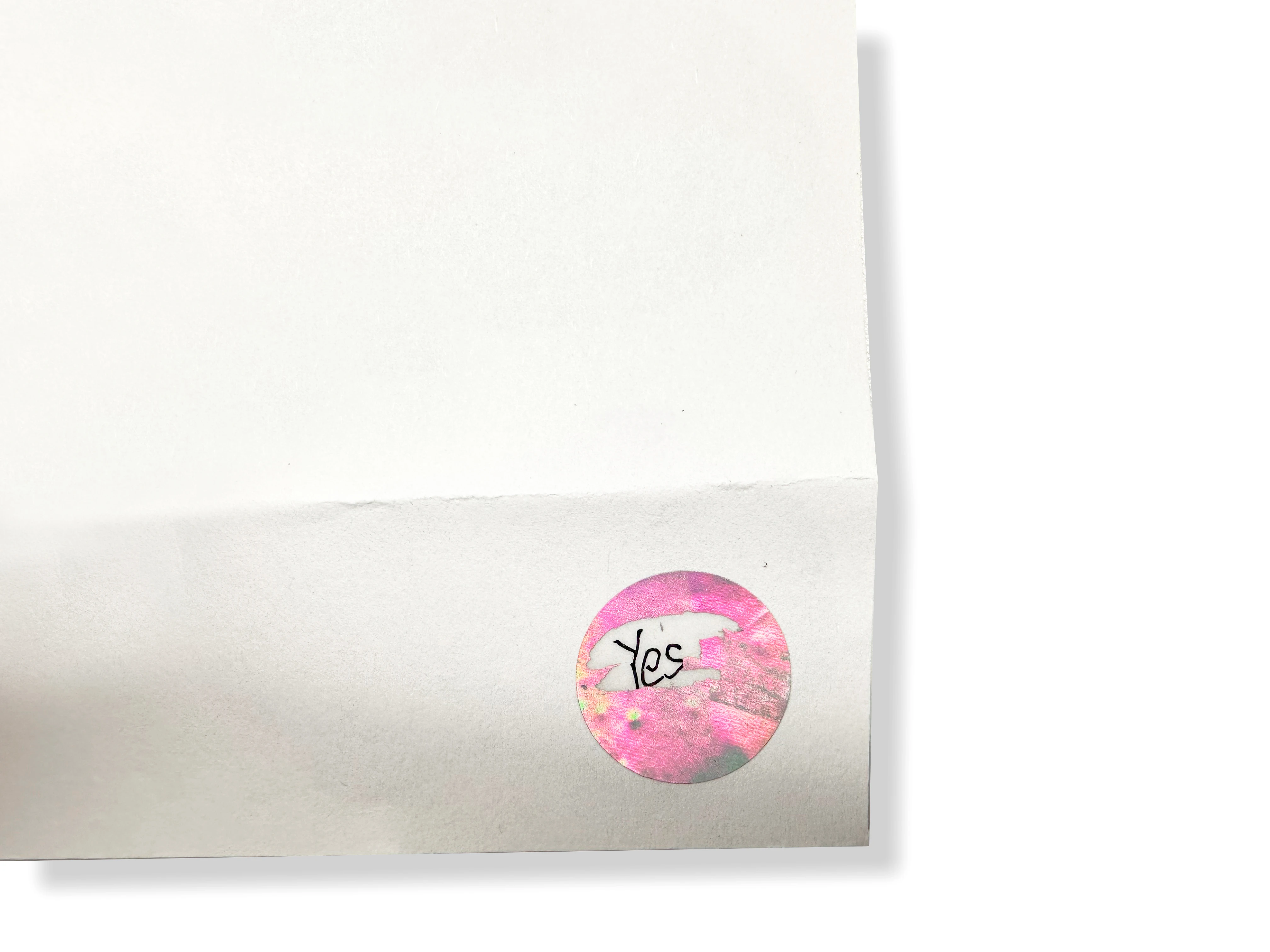 Custom Scratch Off Sticker Roll Round Holographic Scratch off Stickers Silver Hologram Labels for Making Surprise Reward Cards
