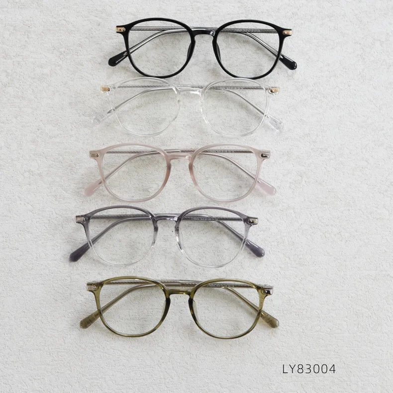 Korean Version of TR90 Net Red Round Flat Glasses Female Student Myopia Glasses Frame Trendy Male Literary Glasses Frame
