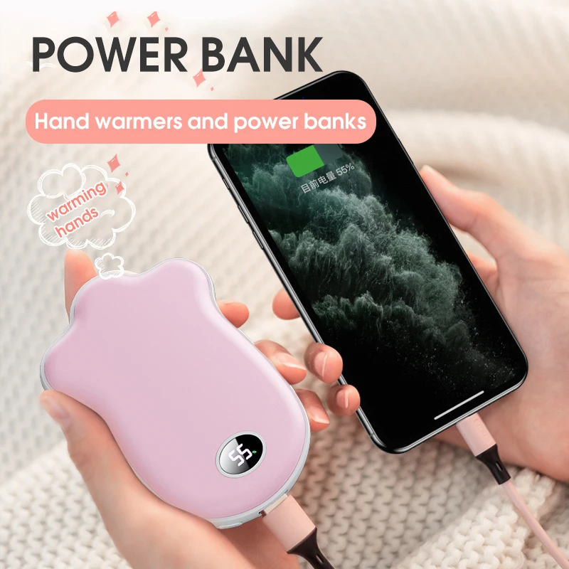 Hot Sale Mobile Power Supply Usb Mini Portable Reusable Charging Electric Hand Warmer