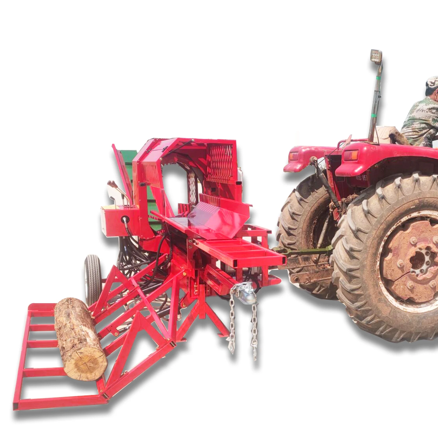 PTO Firewood Processor Customize Forestry Machinery Wood Cutting Machine Chainsaw Log Splitter