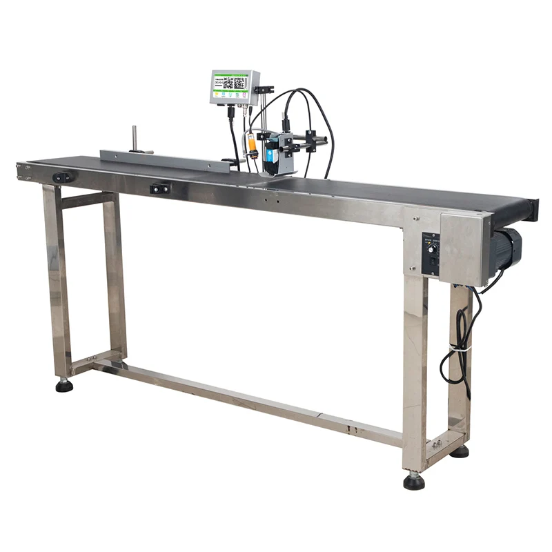 TIJ Expiry Date Batch Lot Number Code Online Inkjet Printer Automatic Ink Spray Inkjet Coding Machine