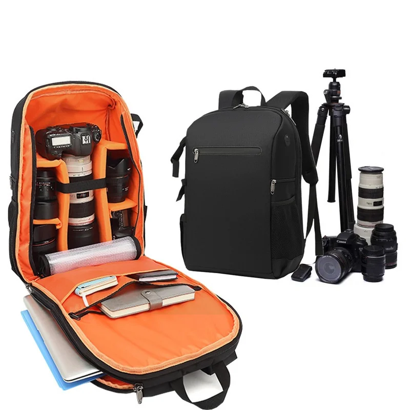 best laptop camera backpack 2014 CADeN Bag with 14" Compartment Waterproof, DSLR/SLR Mirrorless Camera Case for Travel Daily Photography, Compatible for Canon Sony Nikon Camera and Lens with Tripod Straps : Electronics and has touch USA GEAR S17 DSLR Camera