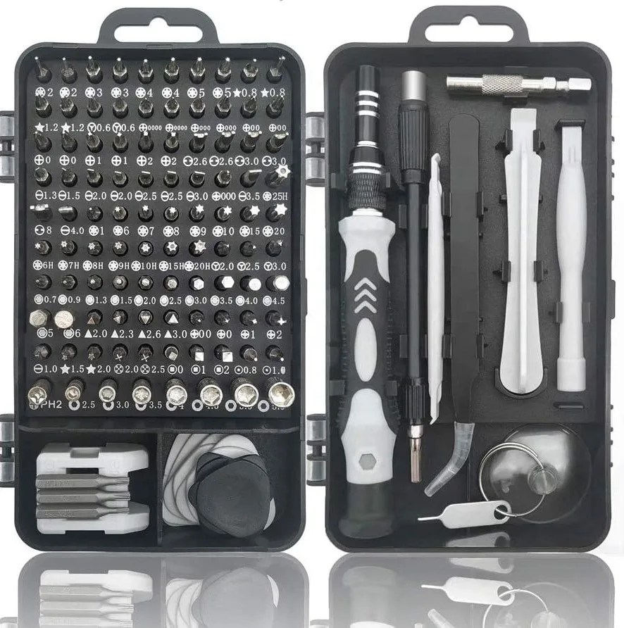 Hongyi 115 In 1 Mini Screwdriver Bits Set Crv Electronics Repair Tool Set Phone