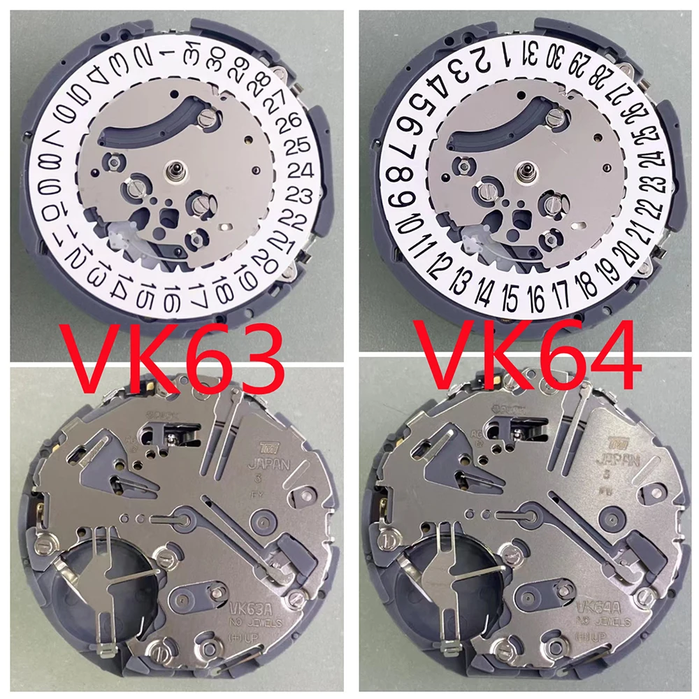 Japanese VK63 Movement - High Accuracy Quartz Chronograph