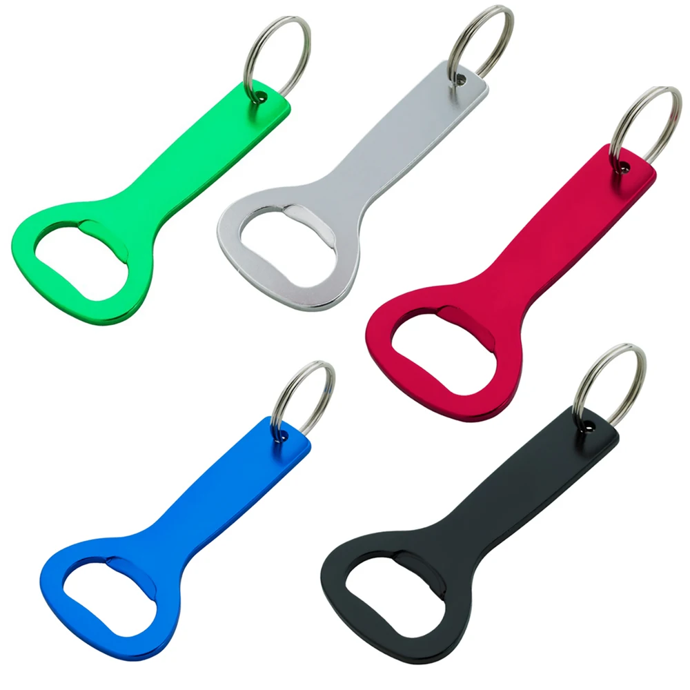 Rainbow Color Stainless Steel Flat Bottle Opener, Sturdy and