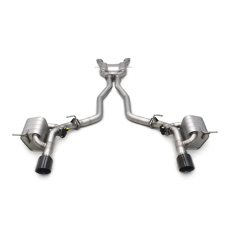 Exhaust Pipes For Jeep Grand Cherokee SRT 6.4L 2008- Stainless Steel Exhaust System Muffler Escape