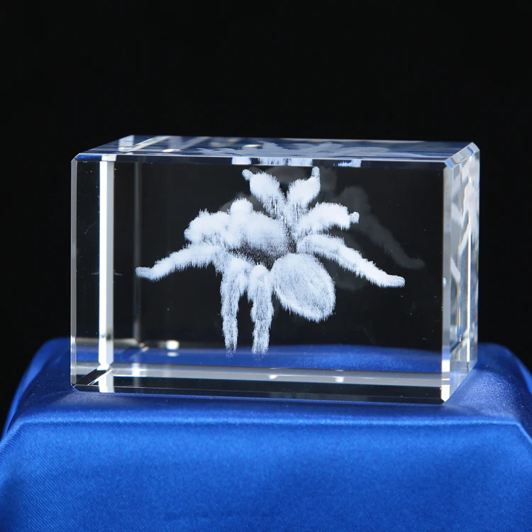 Groothandel K9 3d Laser Gegraveerd Glas Kristal Spin Geschenken Voor Decoratie Geschenken