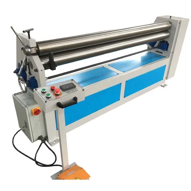 New 2000x3 Manual Rolling Plate Bending Machine 3-Roll Electric Stainless Steel Carbon Steel Aluminum with New Motor for Sale