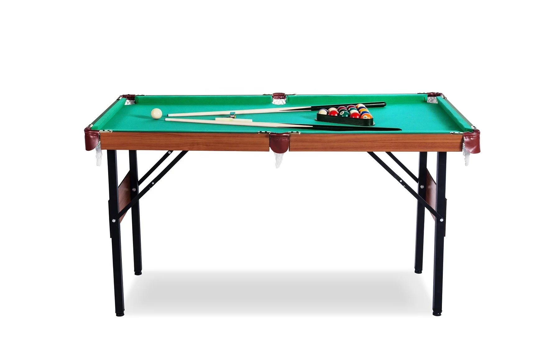 4.5ft дешевые мини снукер бильярдные столы откидная ножка детская игра бильярдный