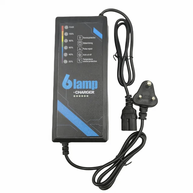 60V4A 60V32Ah 6-light indicating pulse charger   electric motorcycle battery charger Temperature protection charger