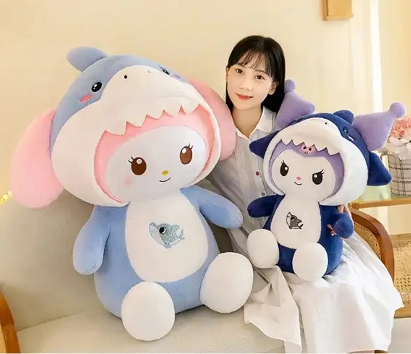 Sanrio Plush Toy Cartoon Kuromi Cinnamoroll Plush Doll Cute My Melody ...