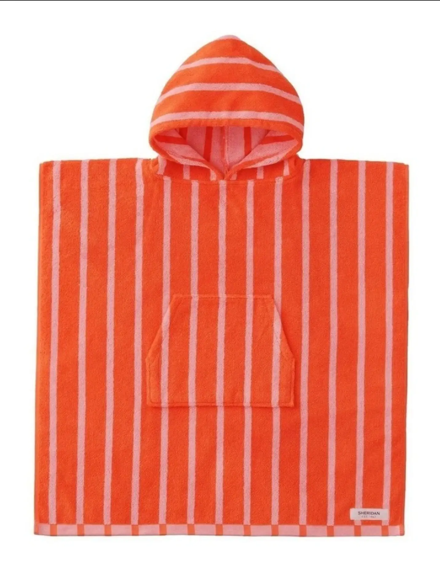 Striped Kids Towel Cotton Kids Poncho Towel Wetsuit Kids Hooded Towel manufacture