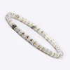 White CB100557 Howlite & Hematite