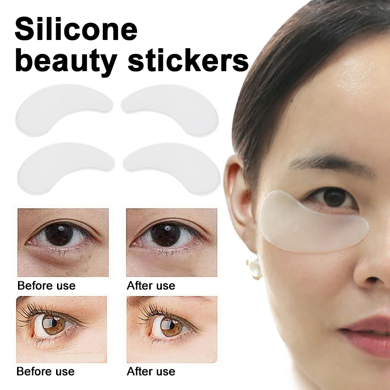 Silicone Eye Wrinkle Pads Anti Aging Silicone Pads Reusable Reduce Skin