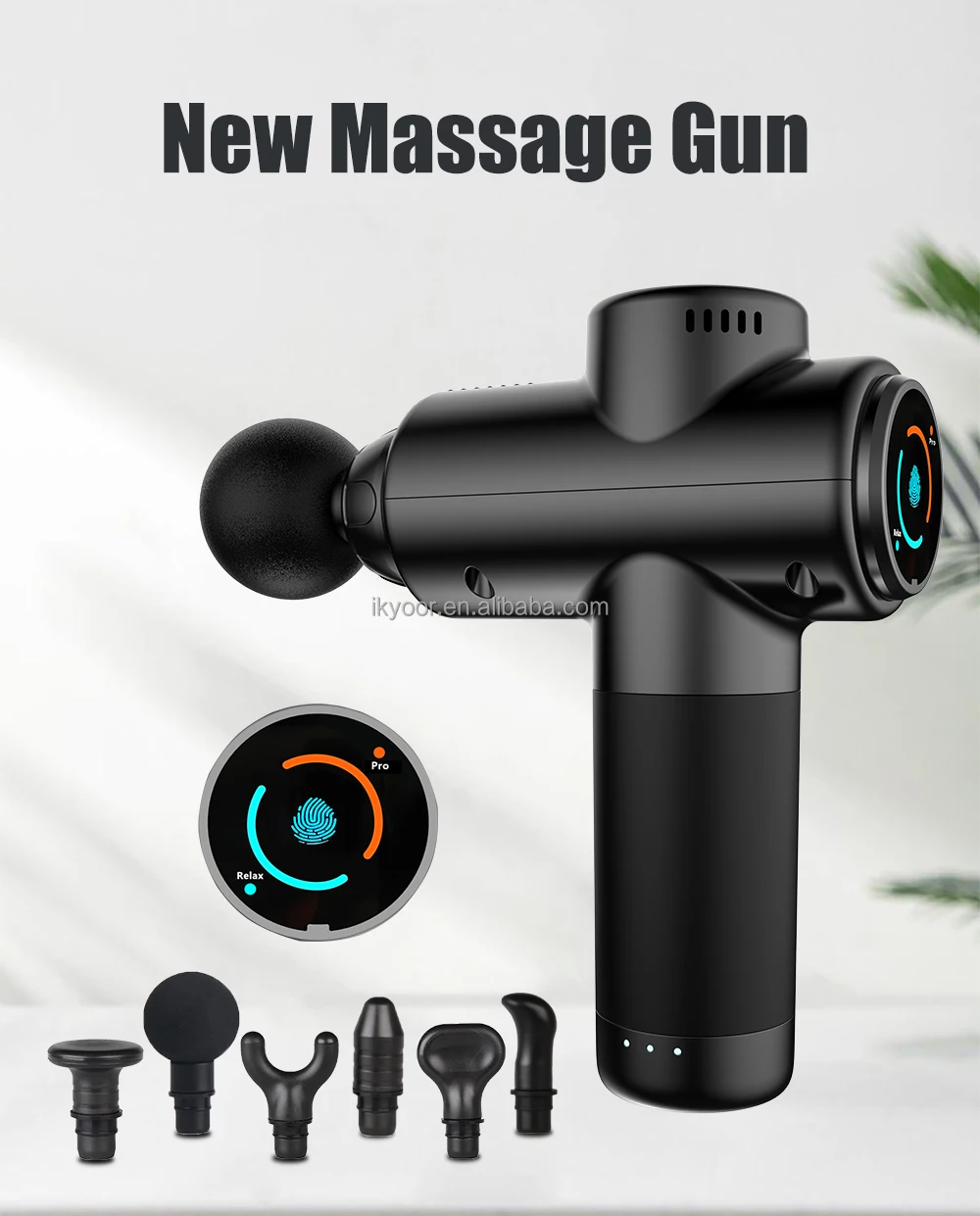 Professional Massage Fascia Gun Trending Products Gym Vibration Fitness Body Massager Deep