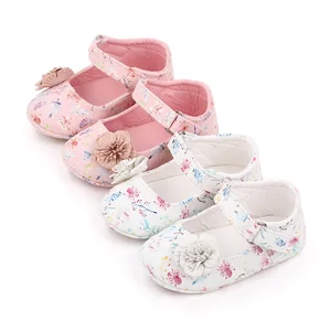 Beautiful Floral Princess Shoes for Newborn Baby 2026 Infant Toddler Breathable Shoes