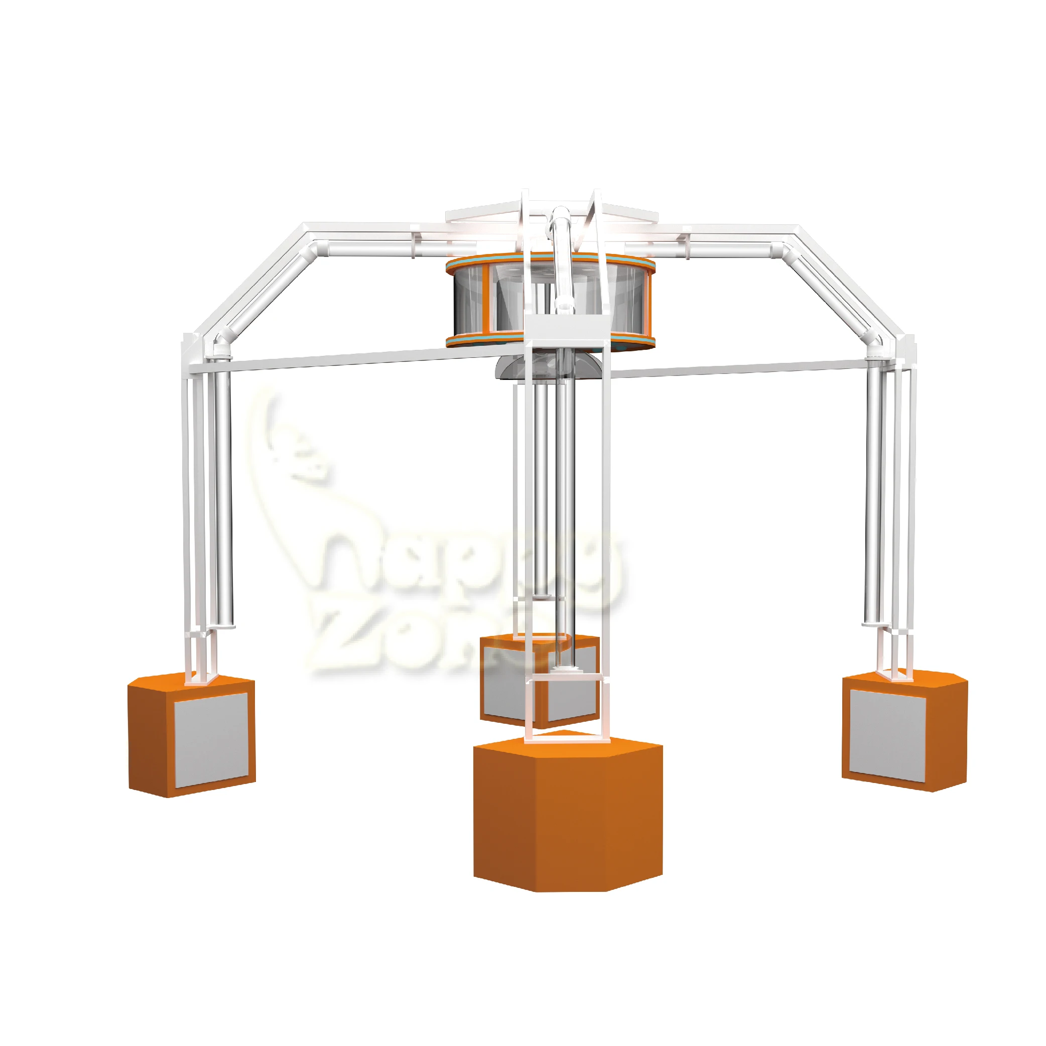 Customized Interactive Ball Machine Indoor Playground Equipment Space Mechanical Ball Drop Games for Interactive Play Center