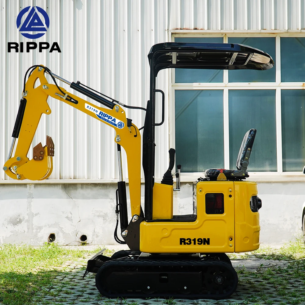 Rippa Excavator Mini Digger Bagger Escavatore Escavator Minibagger 1 Ton Mini Excavator