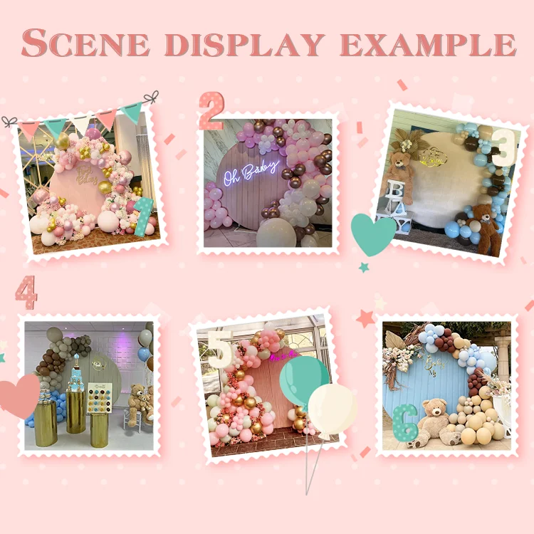 День Рождения Вечеринка свадьба Мероприятия Малыш Синий чехол круглая бархатная декорация 6.5ft подставка Чехлы детский душ