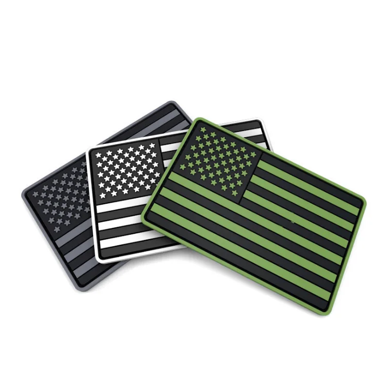Custom Rubber Badge Patches Sew on PVC Patches Custom Rubber 3D Clear Sew on PVC Patch
