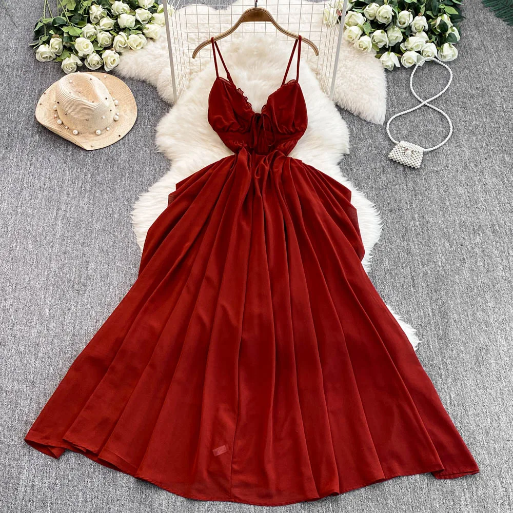 Halter Halter Waist Slimming A-Line Dress Seaside Holiday Beach Long Skirt Holiday Halter Dress| Alibaba.com Halter Halter Waist Slimming A-Line Dress Seaside Holiday Beach Long Skirt Holiday Halter Dress| Alibaba.com