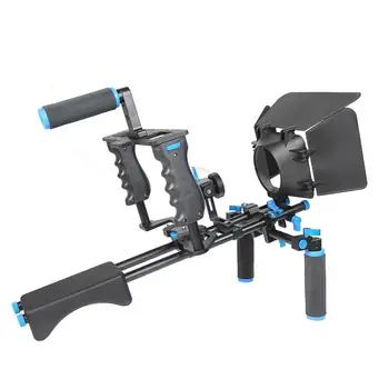 YELANGU D221 Professional Dslr Shoulder Rig Kit DSLR Video Camera Stabilizer Movie Shooting Equipment detail image