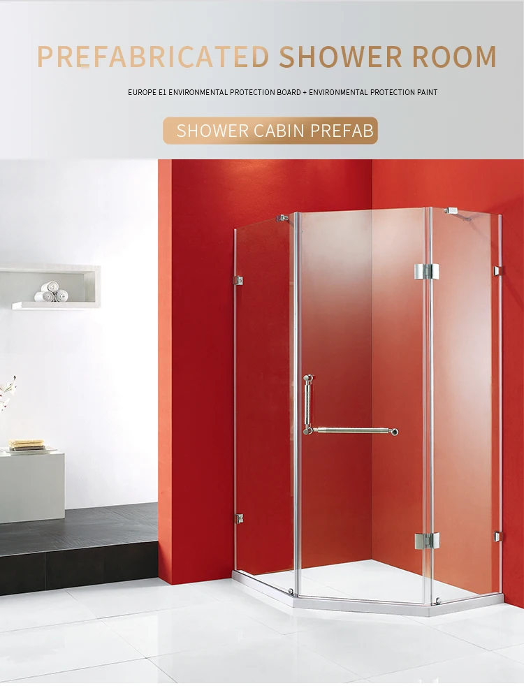 Bathroom Hinge Clear Shower Door Shower Room Corner Sliding Tempered