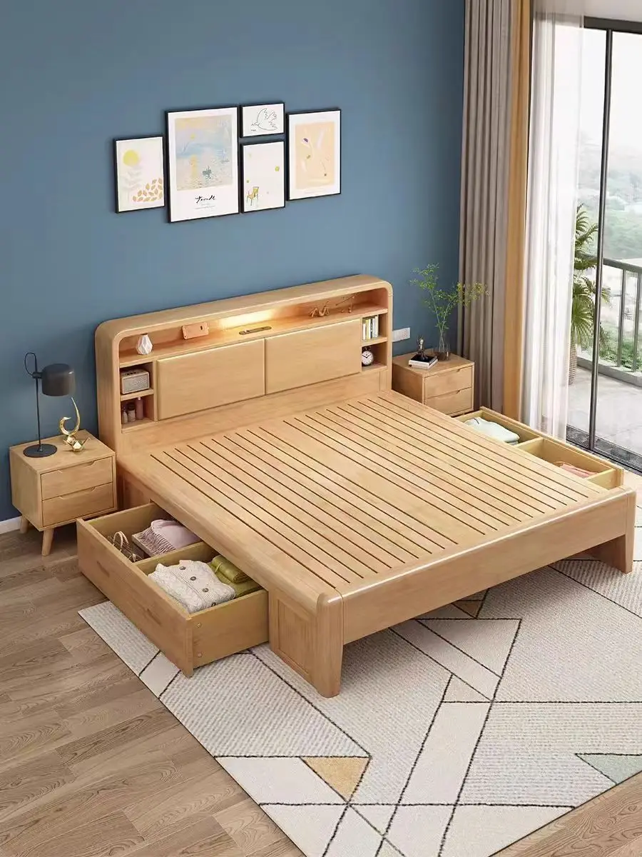 Modern-king-Bed-Frame-Rubber-