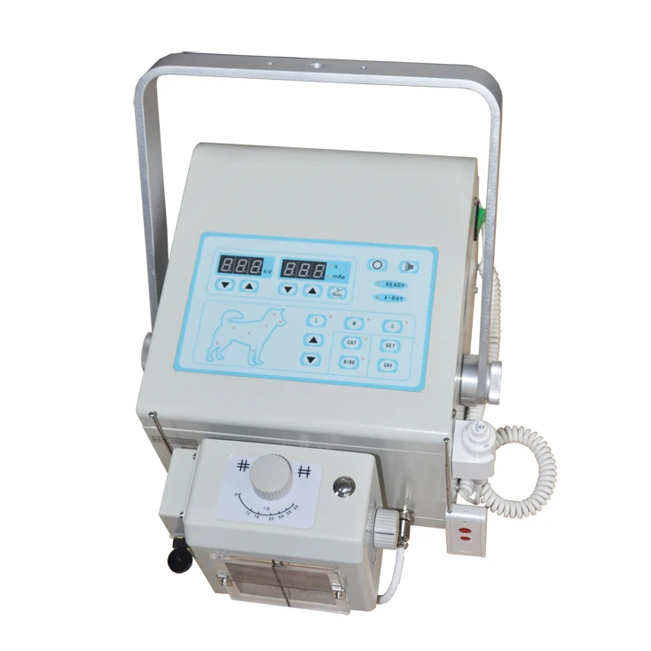 Portable Digital 4KW 60mA Radiology Dog Cat Horse Veterinary X Ray Machine for Animals