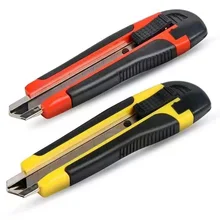 High Quality Retractable Cutter Utility Knife with Carbon Steel Snap-Off Blade High Carbon Alloy