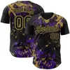 Black Purple Gold