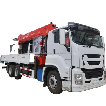 ISUZU GIGA 6X4 Truck Mounted Lorry  Crane Palfinger SPS40000 16 Ton Hydraulic Boom Crane