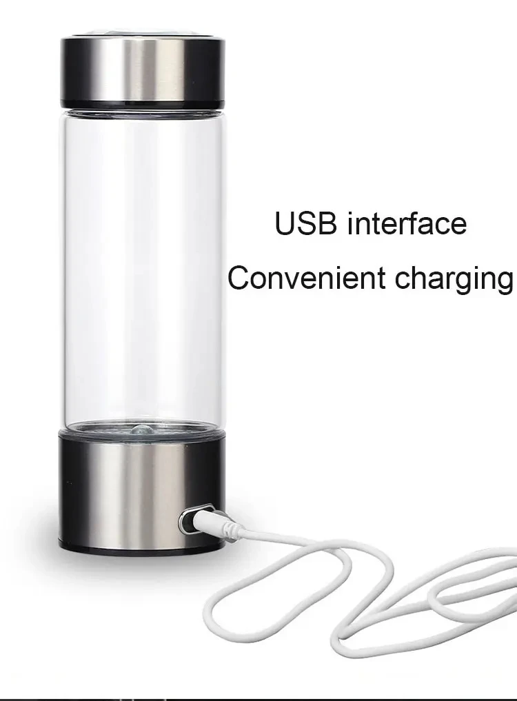 Hydrogen Rich Water Bottle 420ML 550ML Dismountable Oxygen Production ...