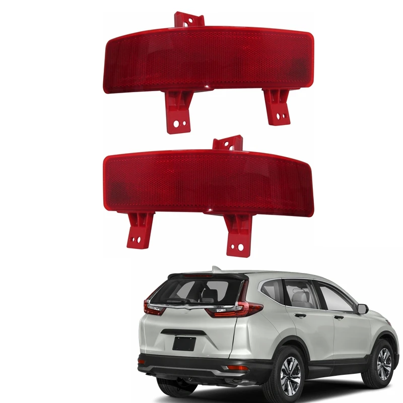 For 2020 Honda CRV Rear bumper left right side red Reflector fog lamp light