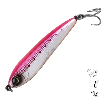 CHEERY Bonito Kingfish Mackerel Tuna Fat Head Floating Heavy-duty Treble Hooks Sonic Diving Stickbait – Pencil – view 3