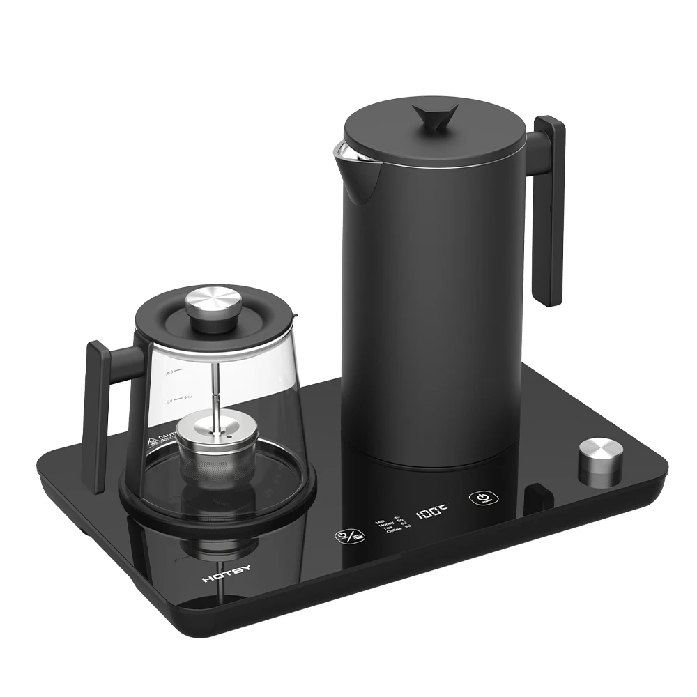 Hotsy Germany Automatic Cattle Tea Portable 2.9L Multifunctional Glass Timer Electric Kettle