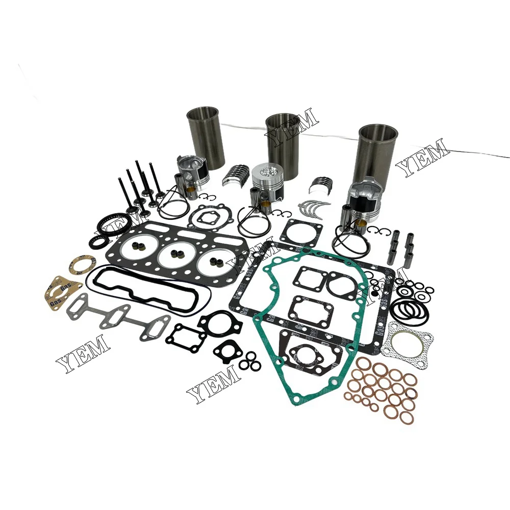 Overhaul Kit With Valves Fit for Yanmar 3T75HA Engine 5