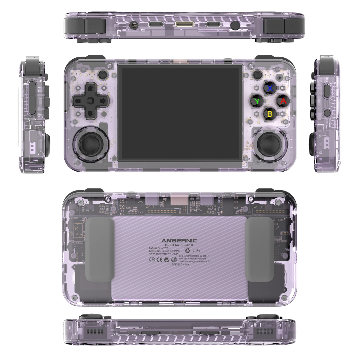 Amazon.com: JiangJiangBao EVA Hard Case for RG35XX H Retro