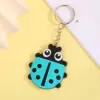 Blue seven-spotted ladybug